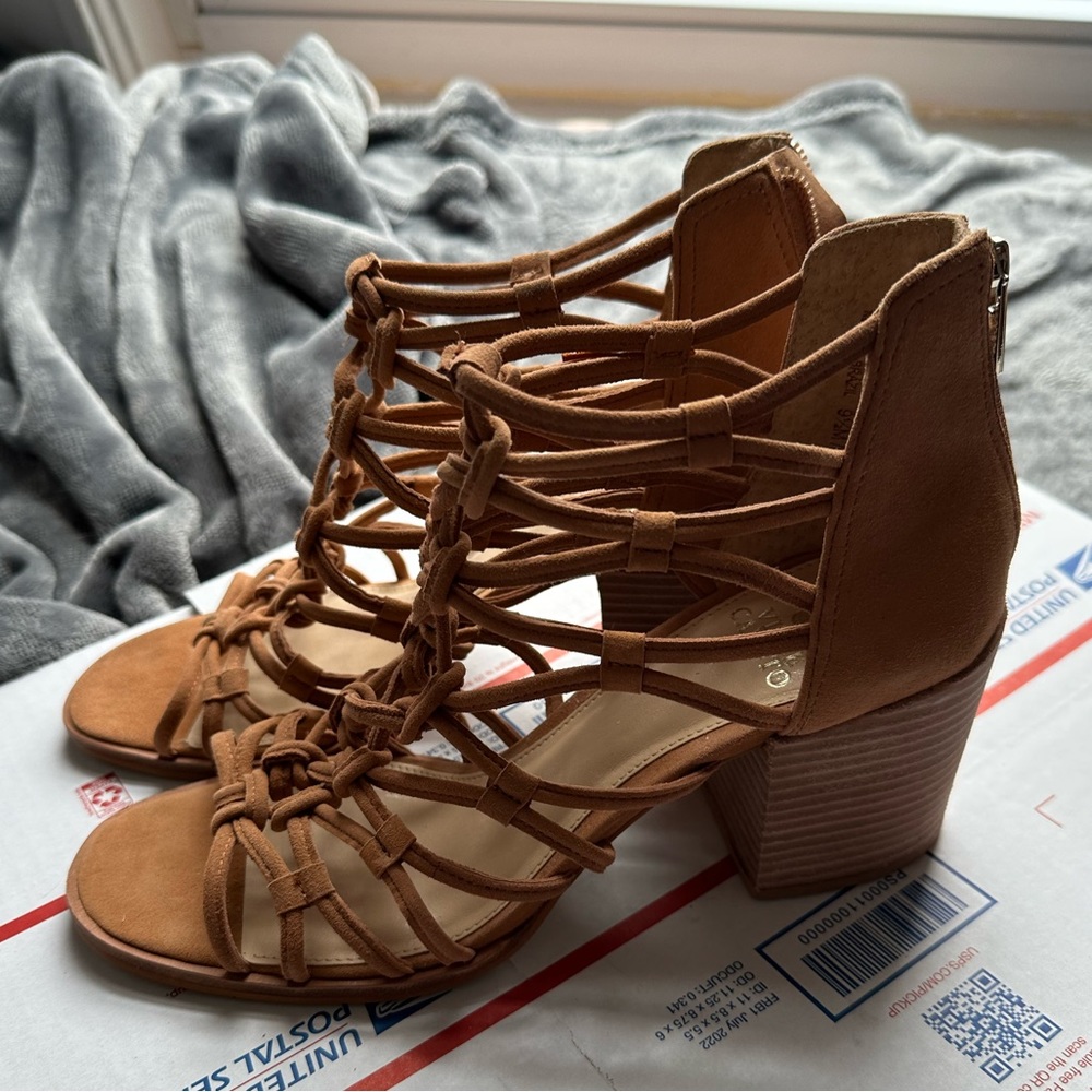 Vince camuto strappy block heels